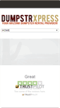 Mobile Screenshot of dxdumpsters.com